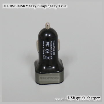 Wholesale Fast Charging Portable 2.1A Dual Car Charger for Samsung